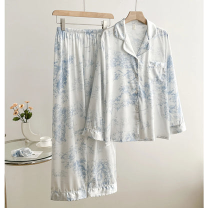Paula Bamboo Pajamas Set – Silk Nightwear for Women