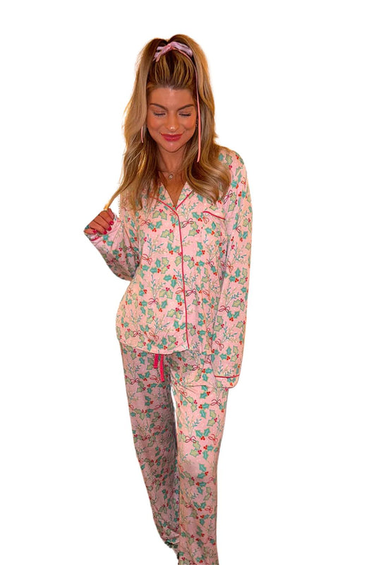 Multicolor Floral Pajamas Set