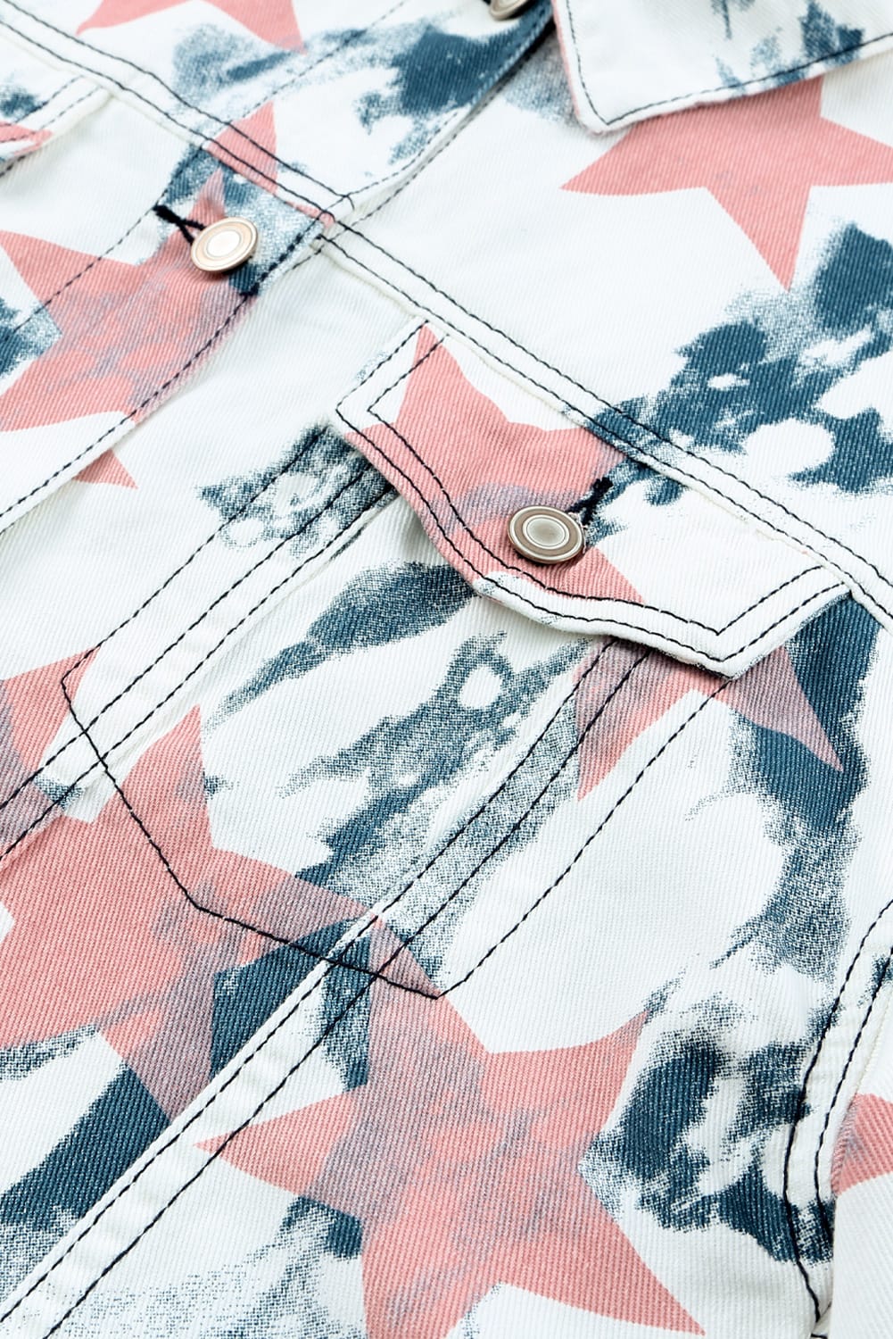 watercolor denim jacket

